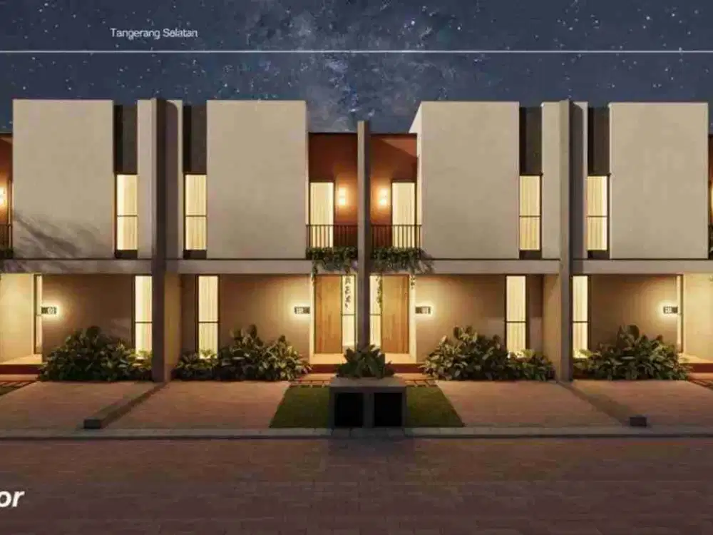 Rumah 2 lantai Murah dekat stasiun sudimara