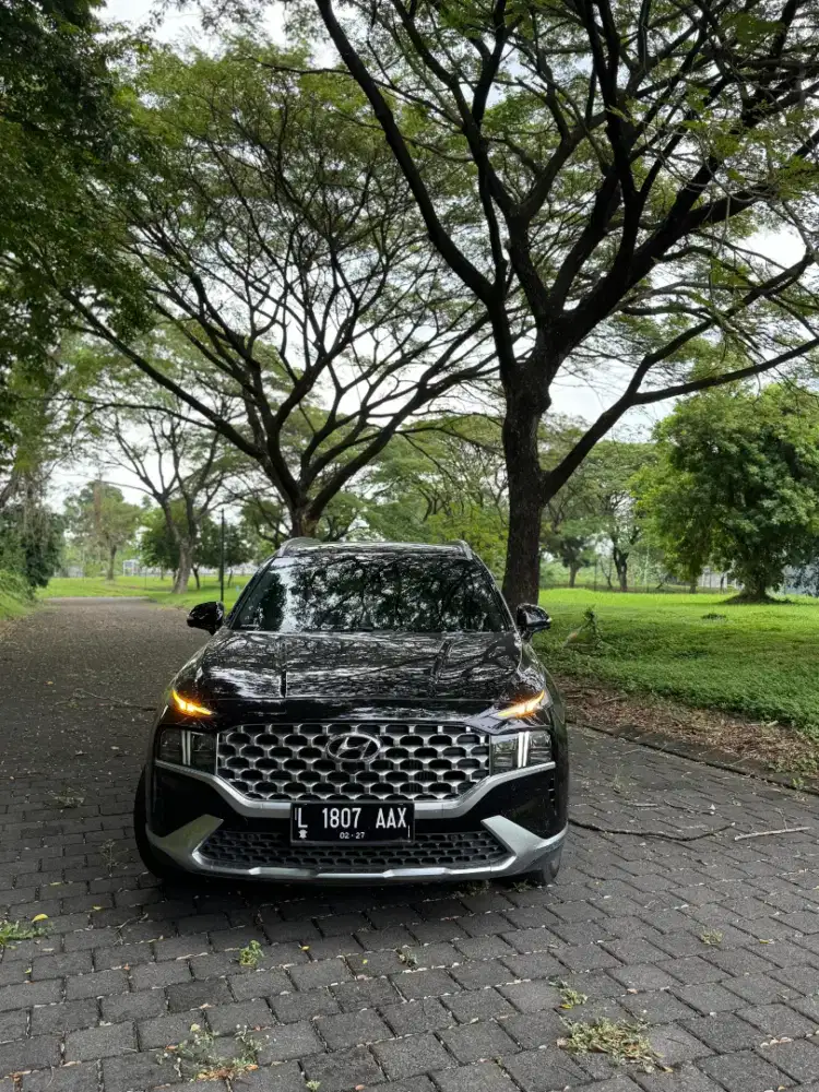 KM 30rb Diesel Hyundai Santafe santa fe 2.2 signature solar 2022