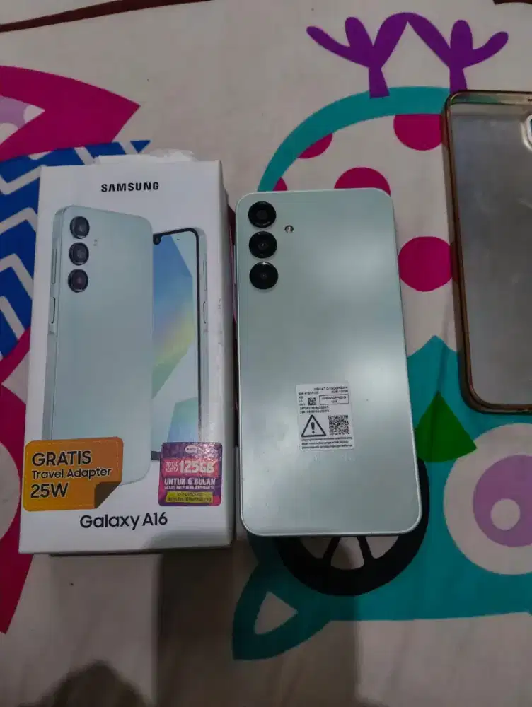 Dijual SAMSUNG A16 4G 8/128 FULL SET LIKE NEW