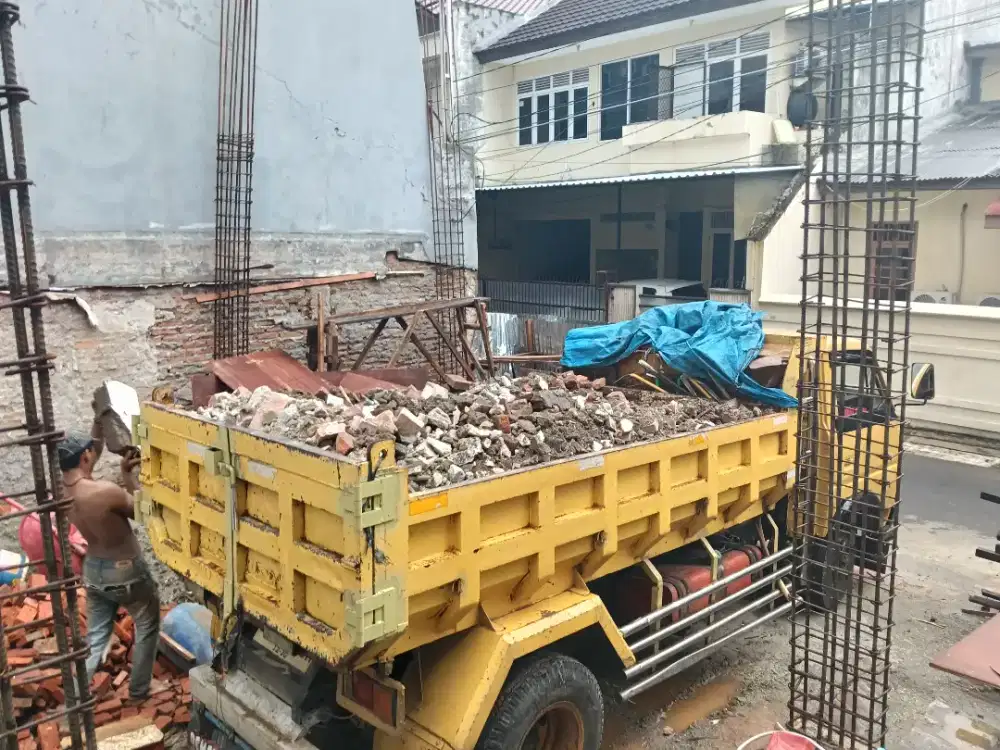 Jasa buang puingsampah proyek