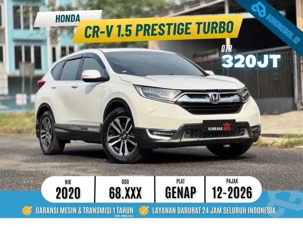 Honda CRV Turbo Prestige 2020 Putih | Type Tertinggi