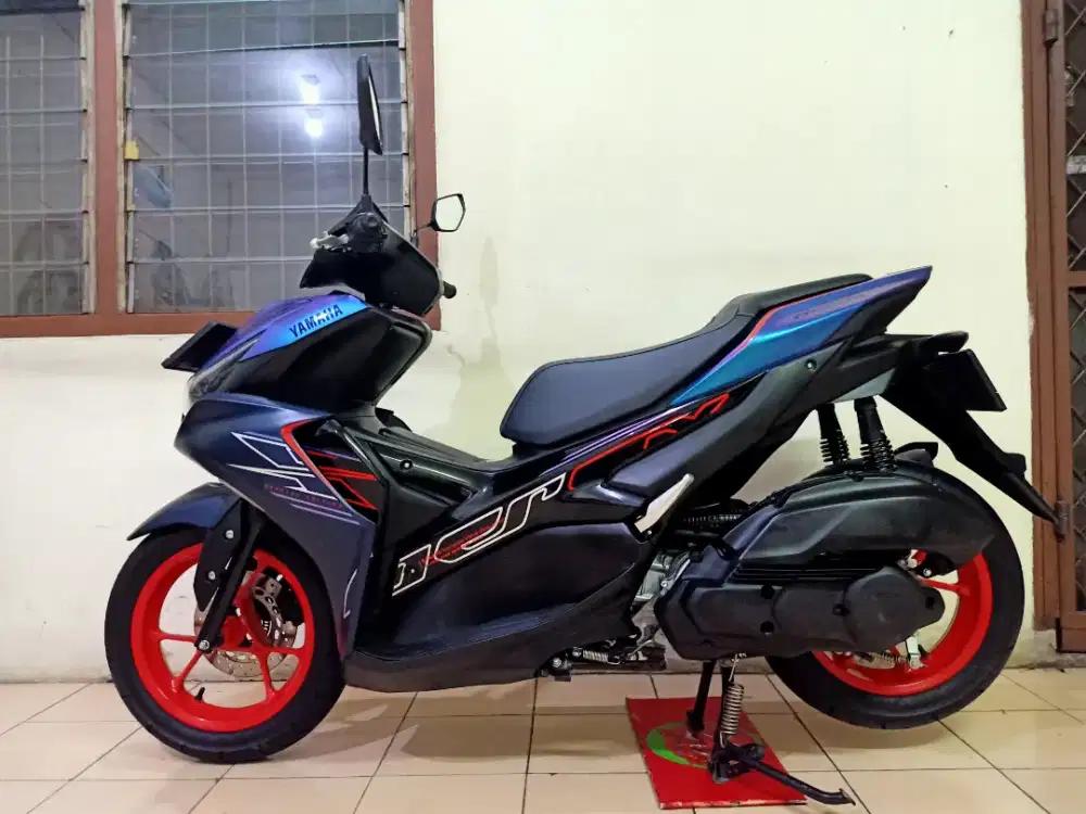 Yamaha AEROX 155 BLUECORE FI 2024 ( FULL ORIGINAL / LIKE NEW) B DKI