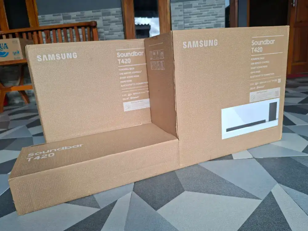 Samsung soundbar HW T420 soundbar plus subwoofer