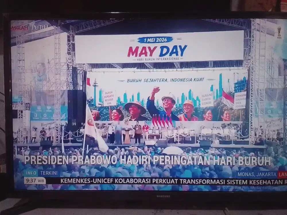 Dijual tv LED Samsung 32in digital seken kondisi normal