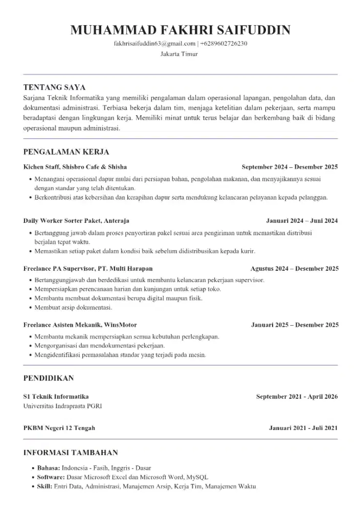Mencari Pekerjaan