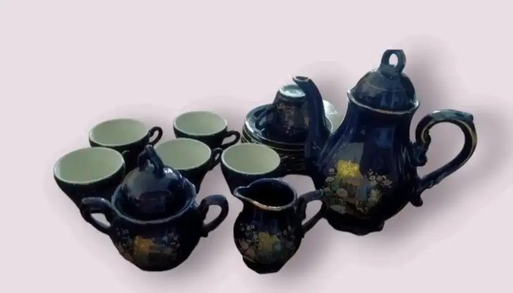 Hiasan tea set harga semua
