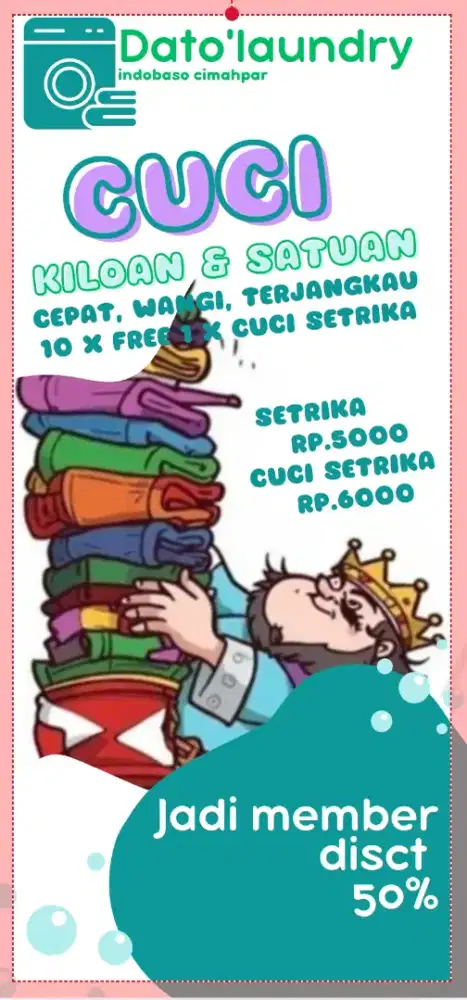 Lowongan untuk ART, laundry