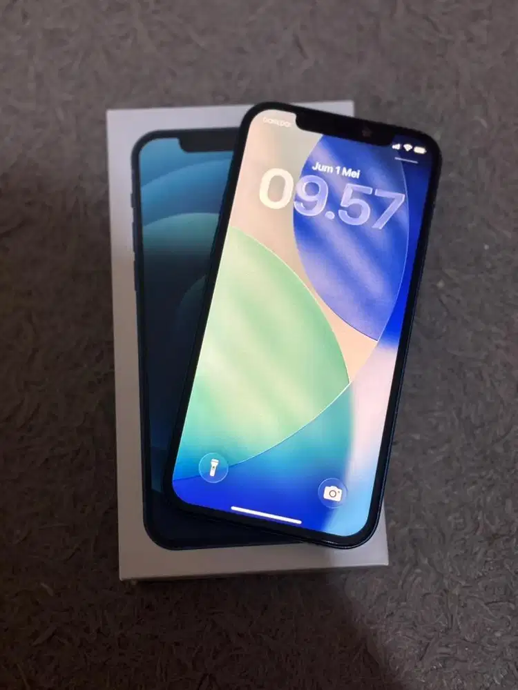 Iphone 12 basic 64Gb Blue - Inter bukan sim lock