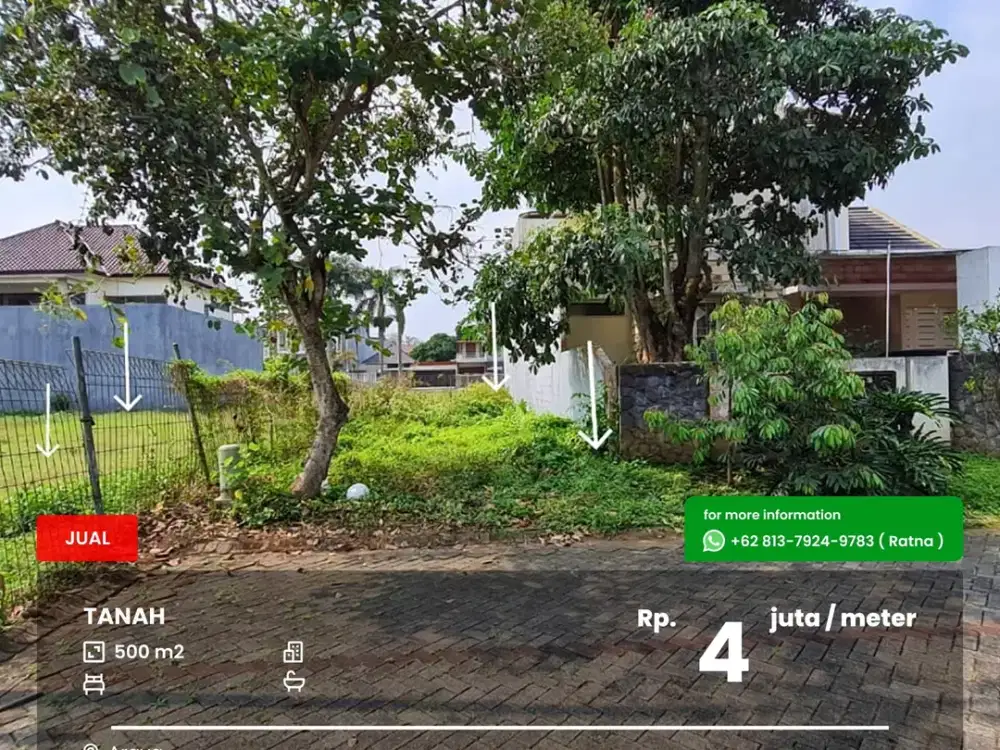 Tanah luas murah Araya