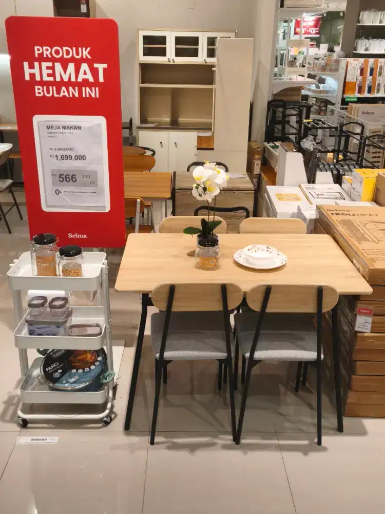 Set Meja Makan Baru Murah