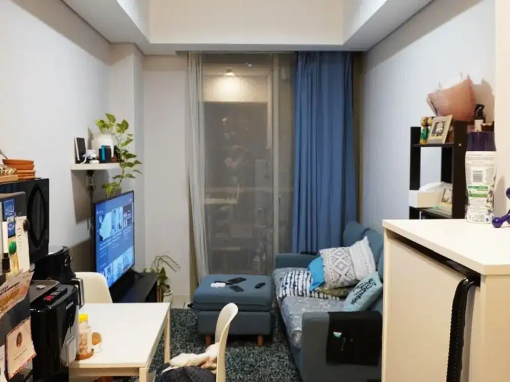 Dijual 1.3M, Fully Furnished 2 Bedroom 50m2, Taman Anggrek Residences