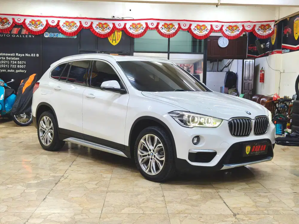 FULL ORIGINAL BMW X1 XLINE 2018 PUTIH