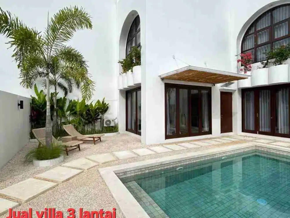 Jual VILLA 3 LANTAI, 2,5ARE view LAUT di Ungasan Kuta Selatan Badung Bali