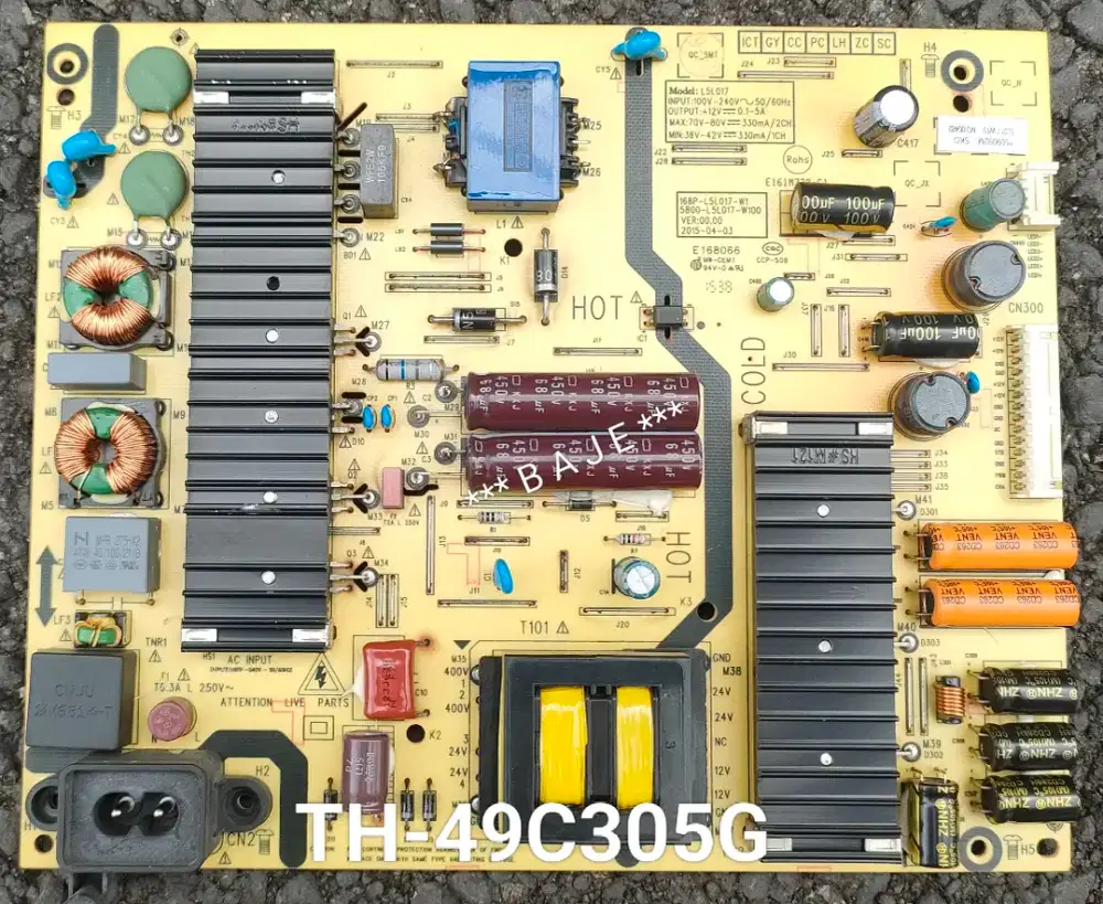 PSU Tv LED Panasonic : TH-49C305G