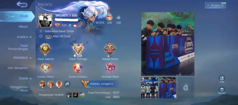 Jual Akun Mobile Legends