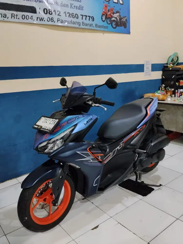 Di jual Yamaha Aerox cybercity 2023 gres orisinil siap pakai