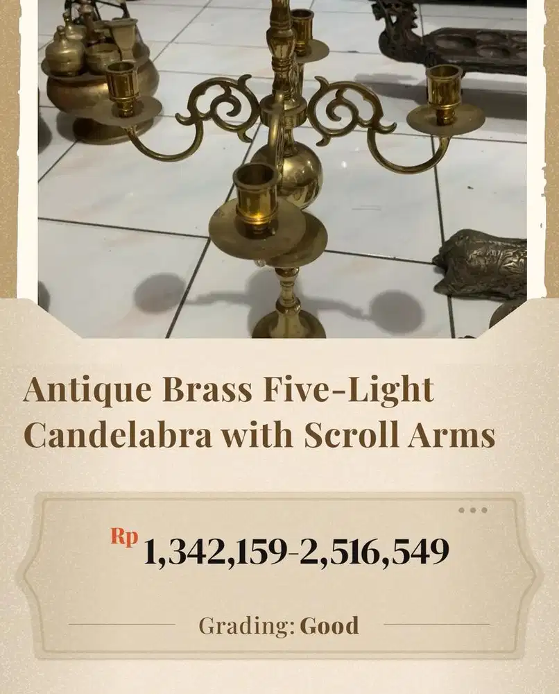 Candelabra 5 cabang