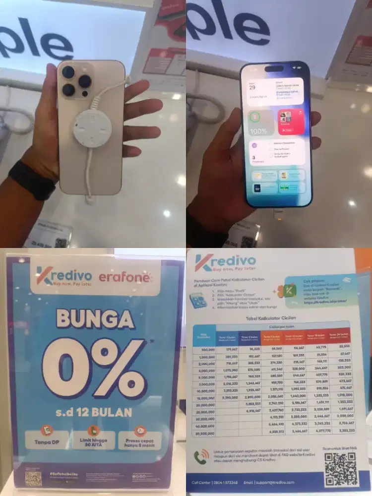 ready cicilan iPhone 16 promax dp 0% bunga 0% admin 0%