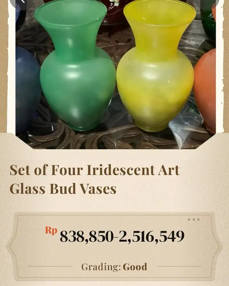 Vases Murano Style 3 set