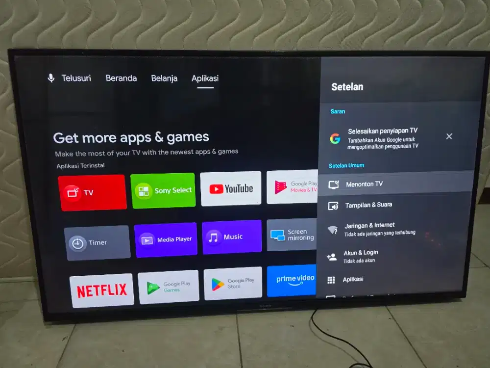 smart tv sony UHD 4K