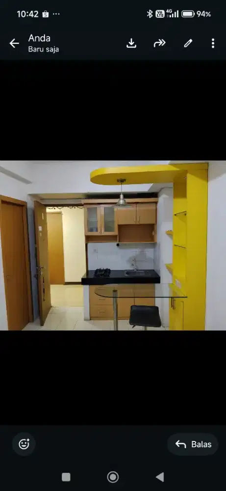 Di sewakan apartemen green park view 2 BR
