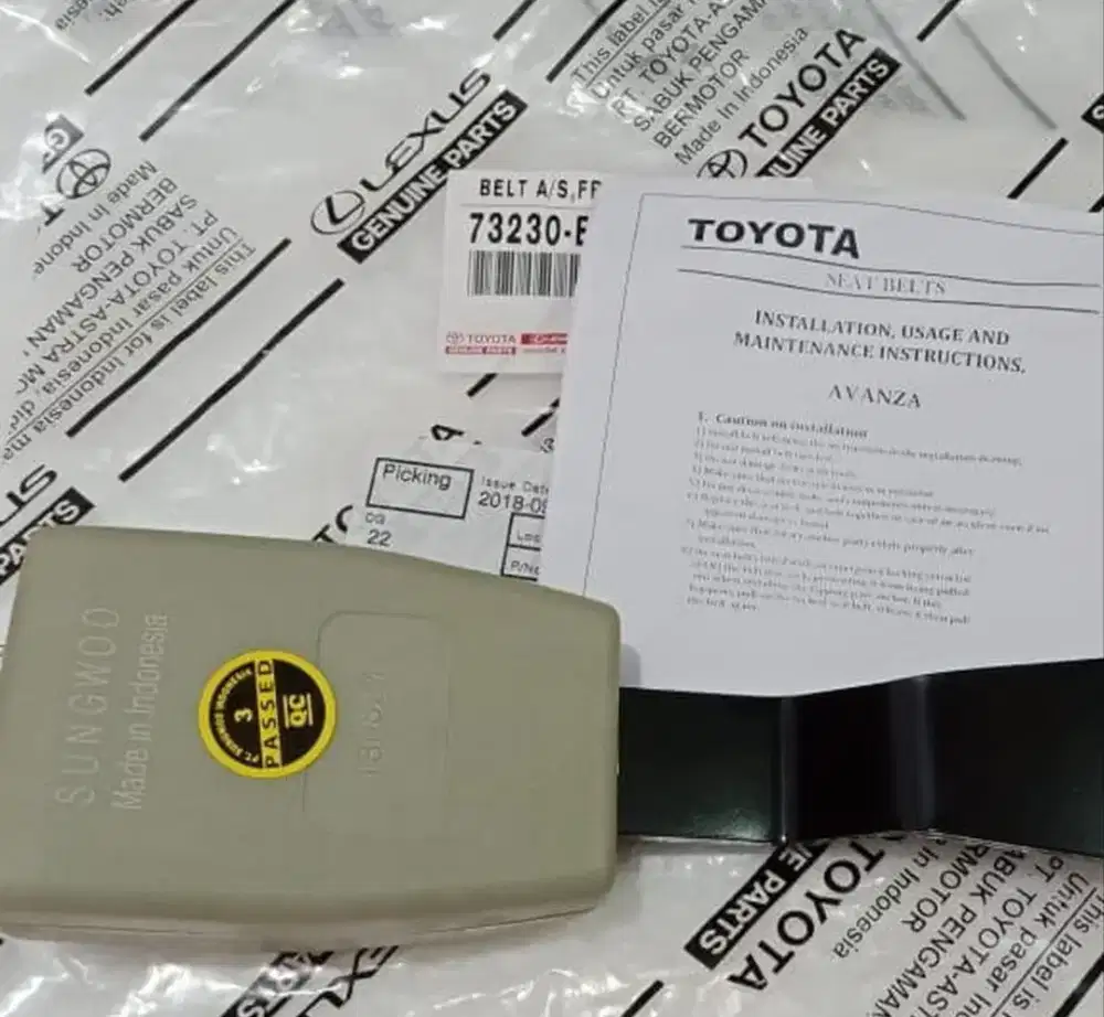 Lock Safety  Original Avanza 2011