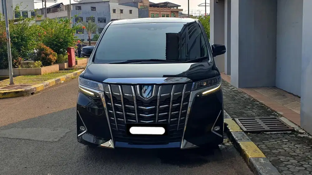 Toyota alphard g atpm tss 2021 hitam pilotseat sunroof