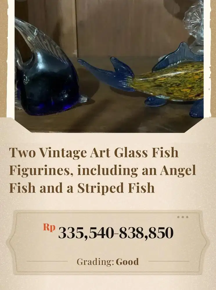 Vintage Art Glass model murano