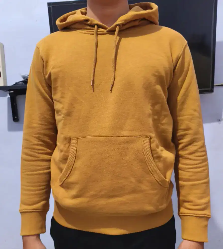 Jaket Hoodie Mustard Baru Original