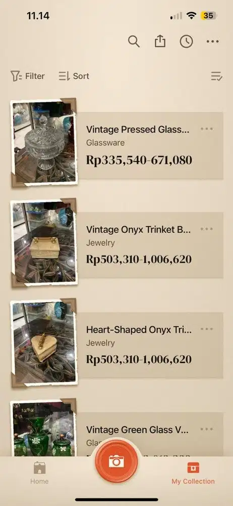Set marmer model eggs