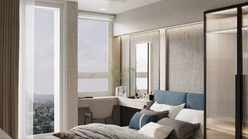 Interior Custom Apartemen Bella Studio Pakuwon City Surabaya Timur