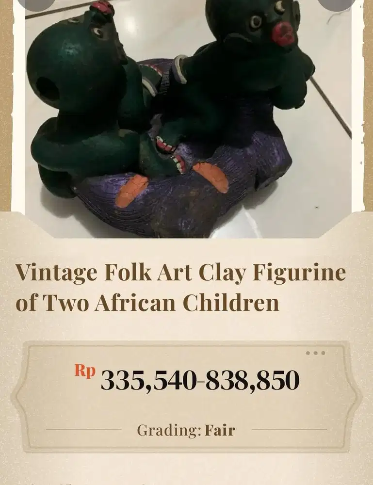 Jual asbak vintage folk