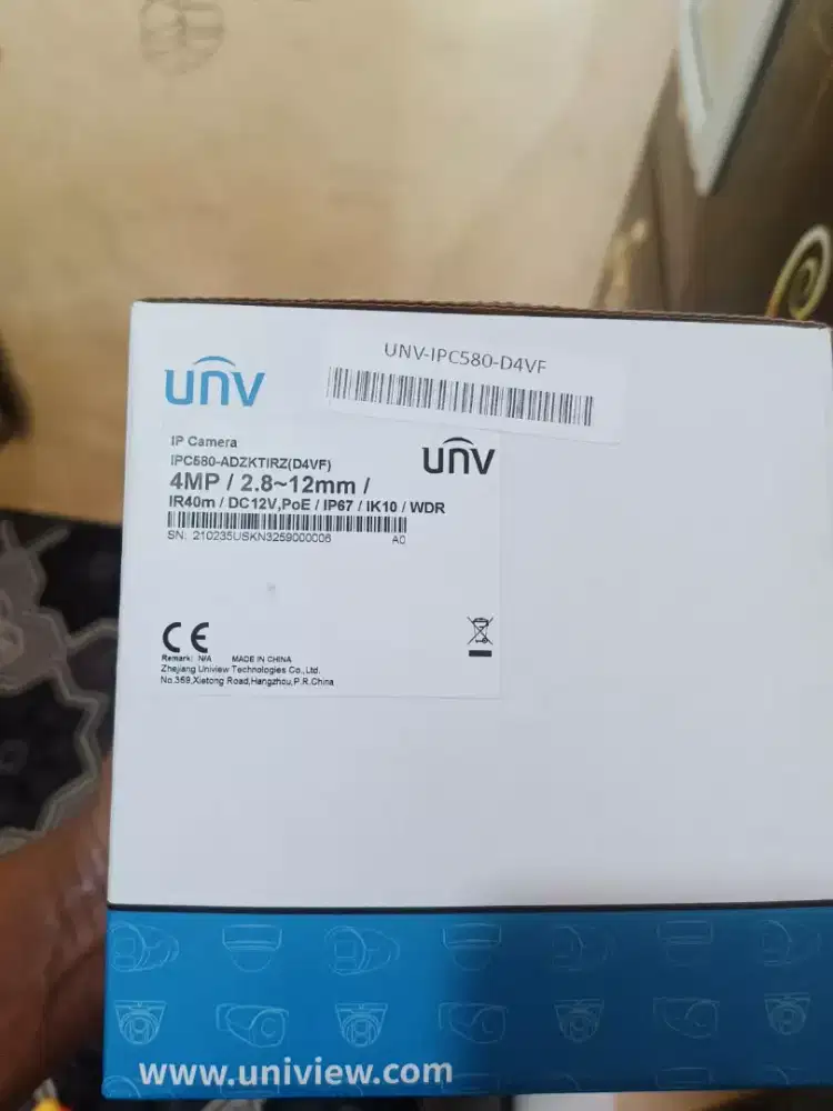 Cctv unv 4 Mega pixel