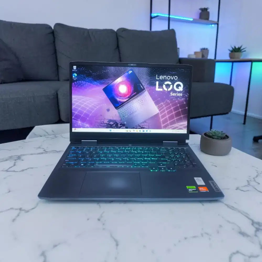 Laptop Gaming Lenovo LOQ NVIDIA RTX 3050 RYZEN RAM 16Gb SSD 512Gb