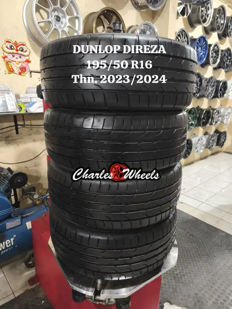 BAN BARU 195/50 R16 DUNLOP DIREZZA