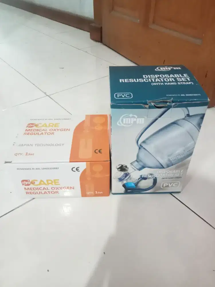 Peralatan medis disposable mpm + chronacare medical oxygen regulator