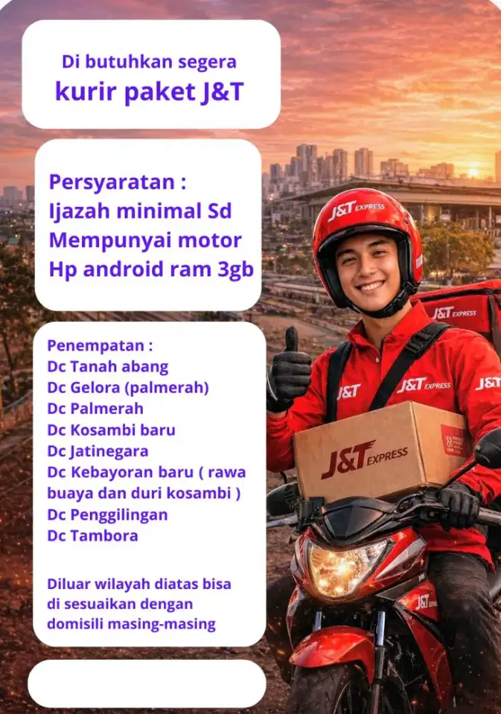 Lowongan kurir paket