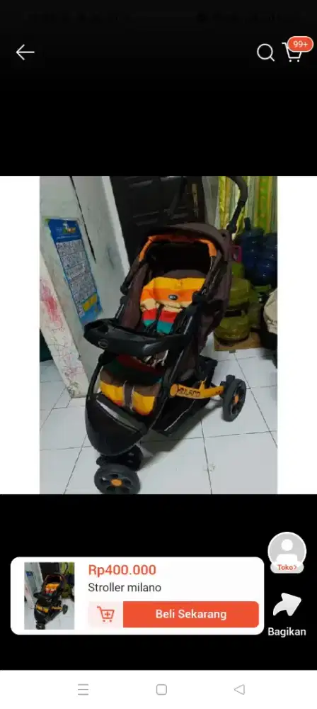 Stroller anak Plinko Milano