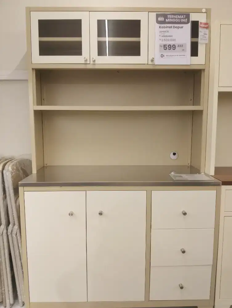 Lennox Kabinet Dapur - Cream
