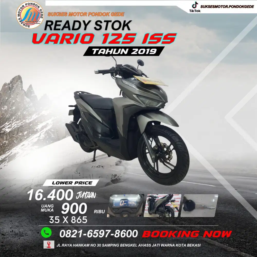 VARIO 125 ISS TAHUN 2019 BISA JUGA KREDIT UNTUK KTP LUAR DKI