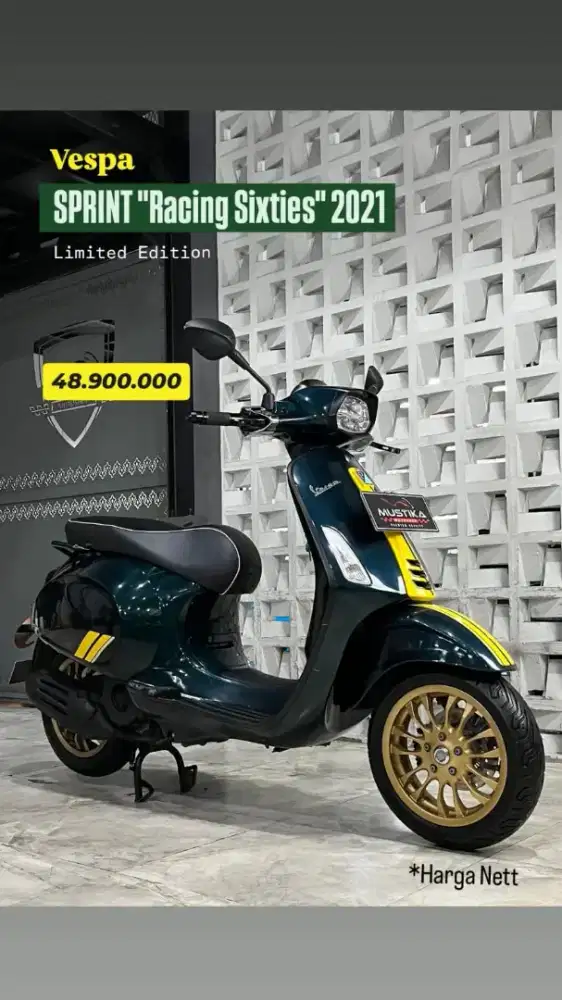 Vespa Sprint racing sixties 2021