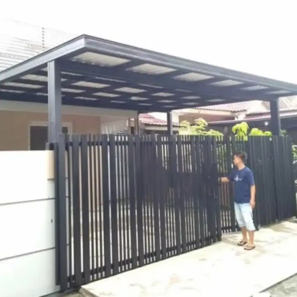Pagar minimalis modern