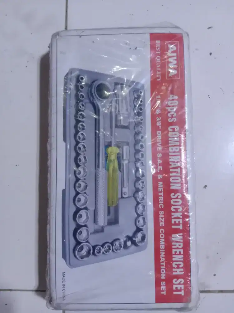 Aiwa kunci shock kombinasi 40 pc