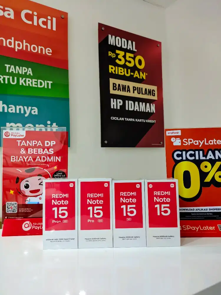 Redmi note 15 bisa cicilan