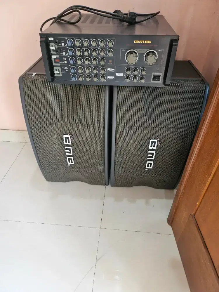 Speaker bmb dan amplifier DA 3000 pro original