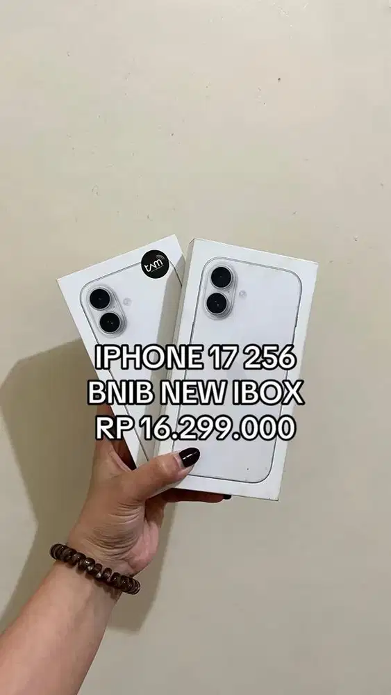 Iphone 17 256gb BNIB NEW Resmi IBOX bukan digimap blibli inter
