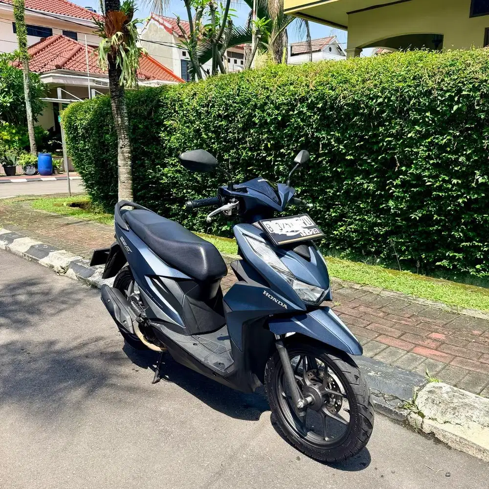 Honda Beat Deluxe 2023 Blue CBS ISS
