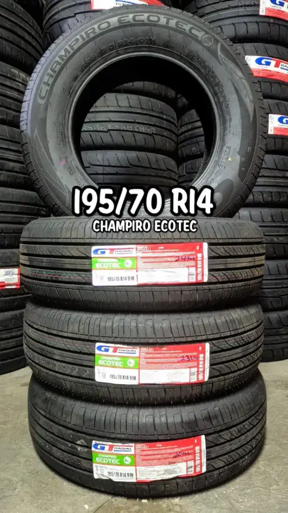 Ban Baru 195/70 R14 GT Ecotec