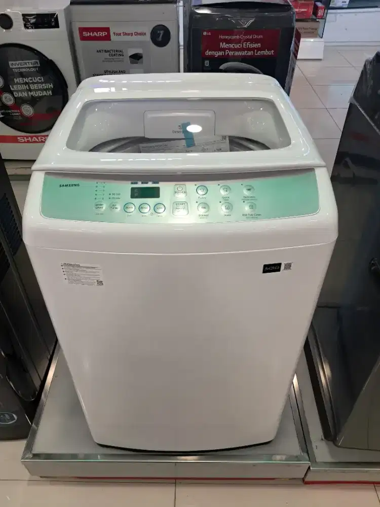 Mesin Cuci Top Loading Samsung 7kg WA70H4200WSE Promo Cicilan Tanpa Dp