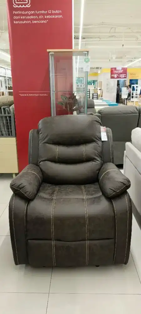 Sofa Recliner 1S Lalita - Dark Brown